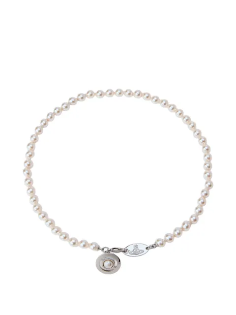 Vivienne Westwood Simonetta logo-pendant necklace
