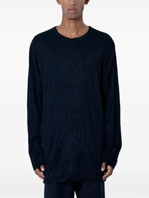 Yohji Yamamoto round-neck long-sleeve T-shirt
