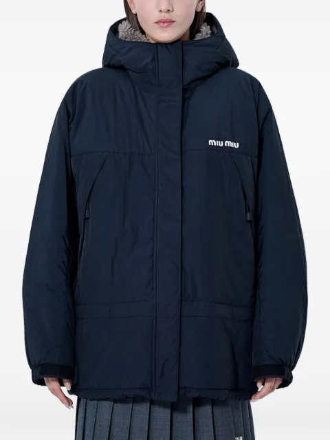 Miu Miu Pongé down jacket