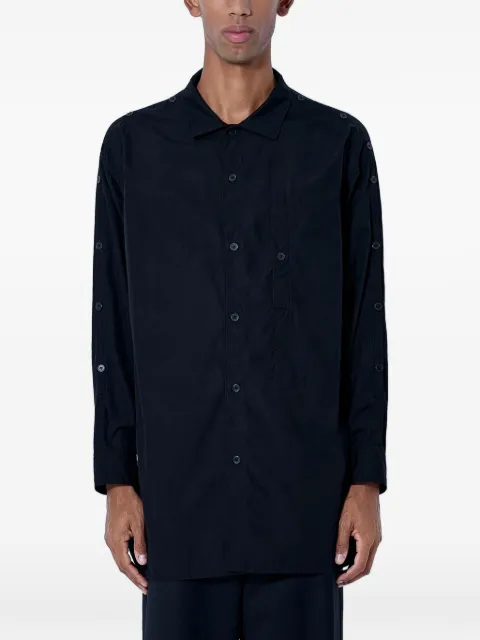 Yohji Yamamoto button-detail long-sleeve shirt
