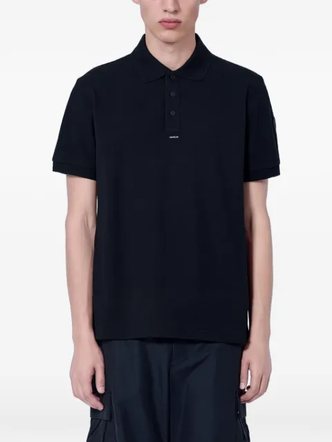 Moncler piqué short-sleeve polo shirt