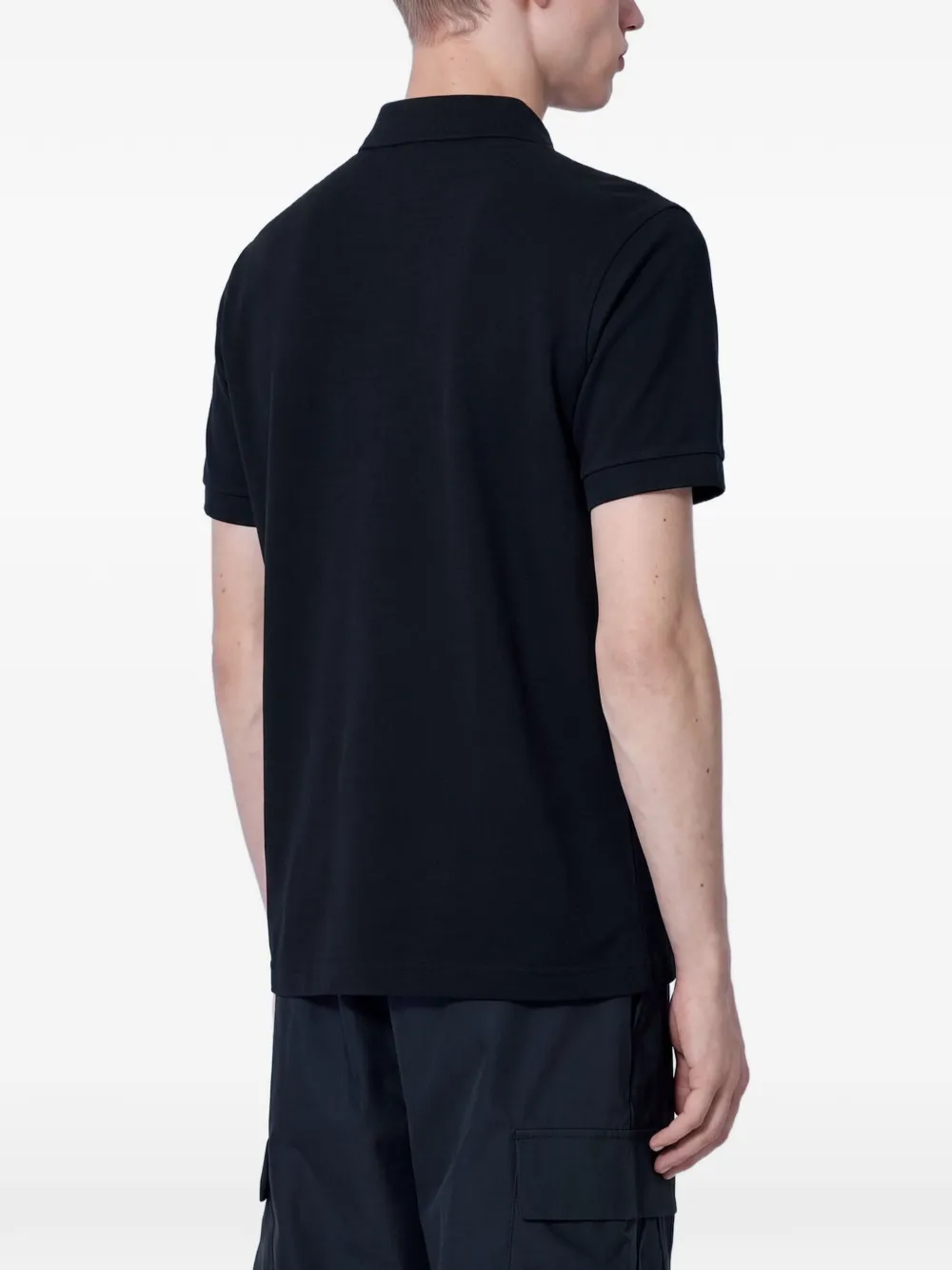 Moncler Poloshirt met korte mouwen Zwart