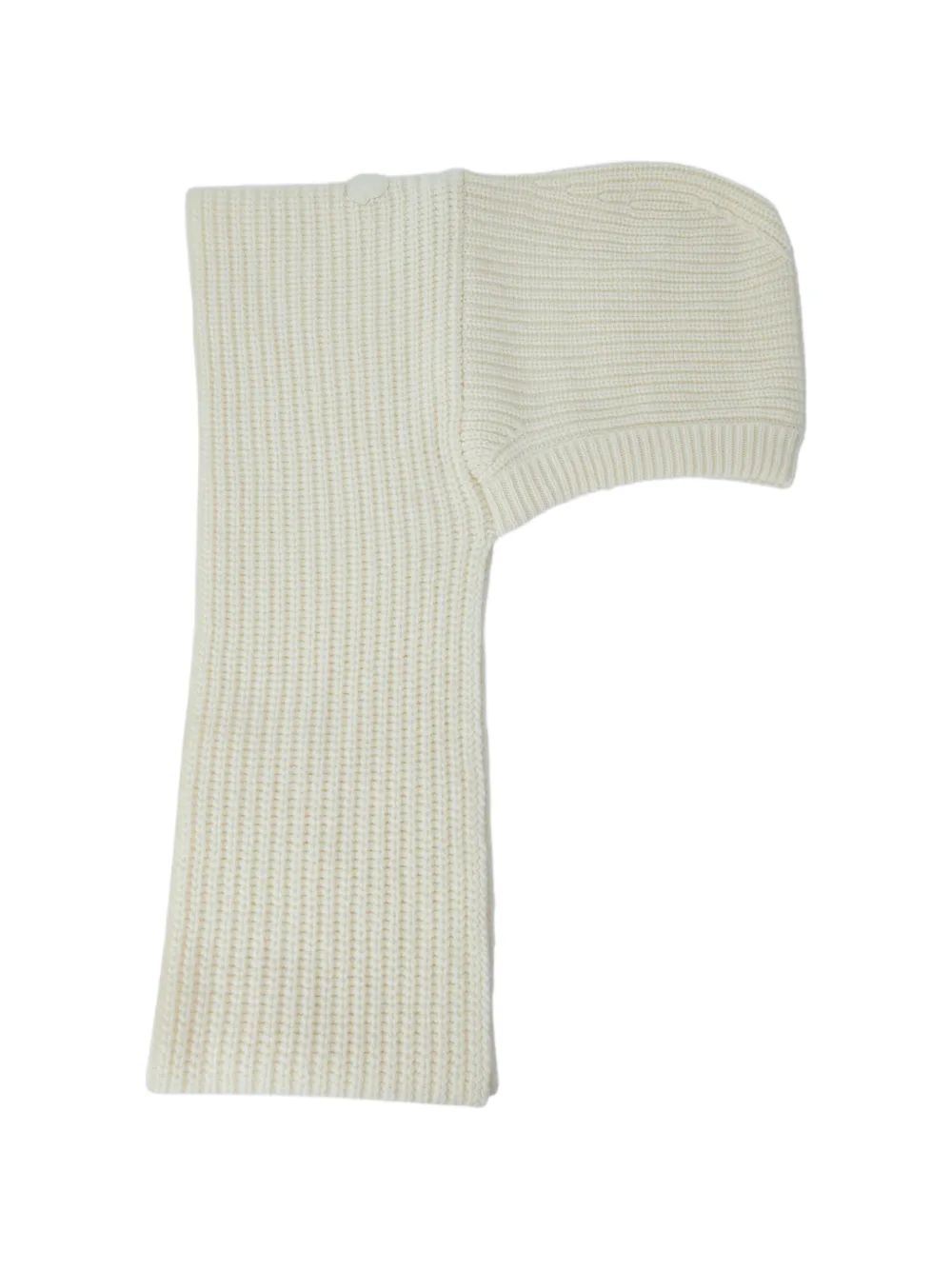 Moncler Ribgebreide sjaal Wit