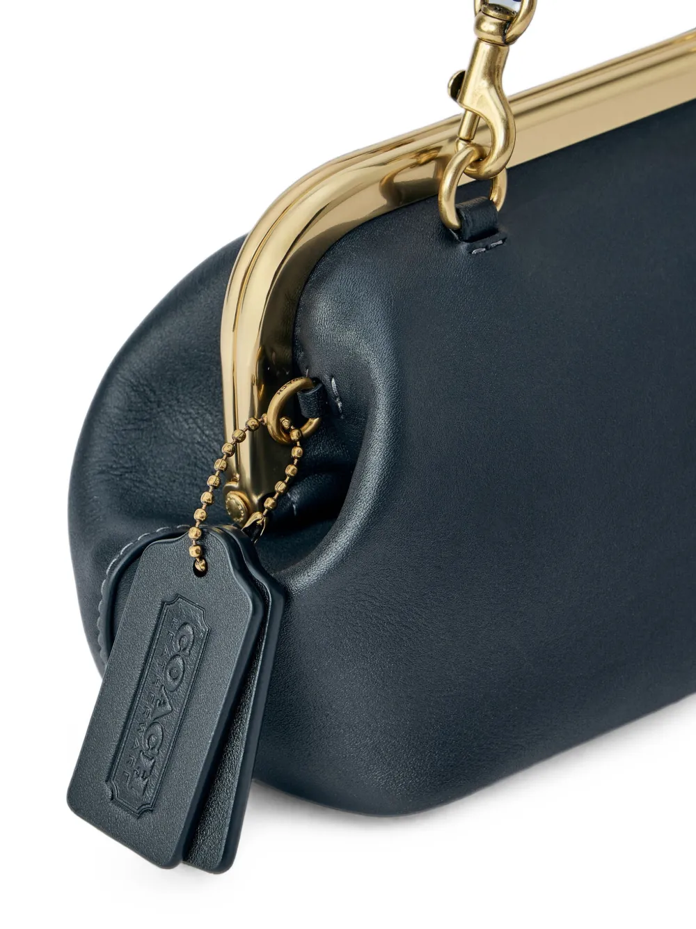 Coach Kisslock Frame 30 clutch Zwart