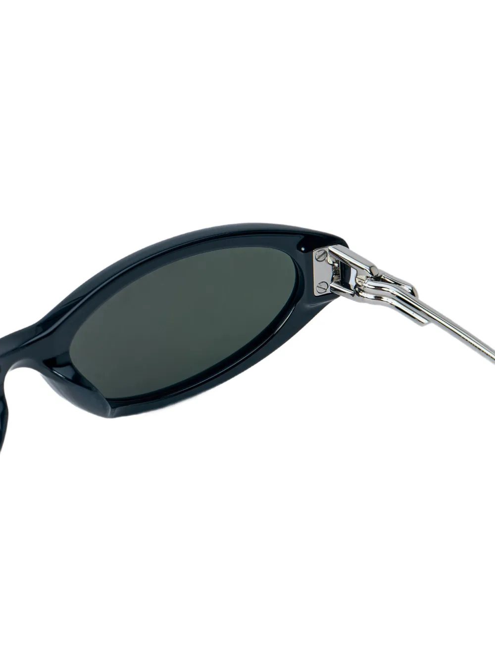 Gentle Monster Crepe 01 zonnebril met cat-eye montuur Zwart