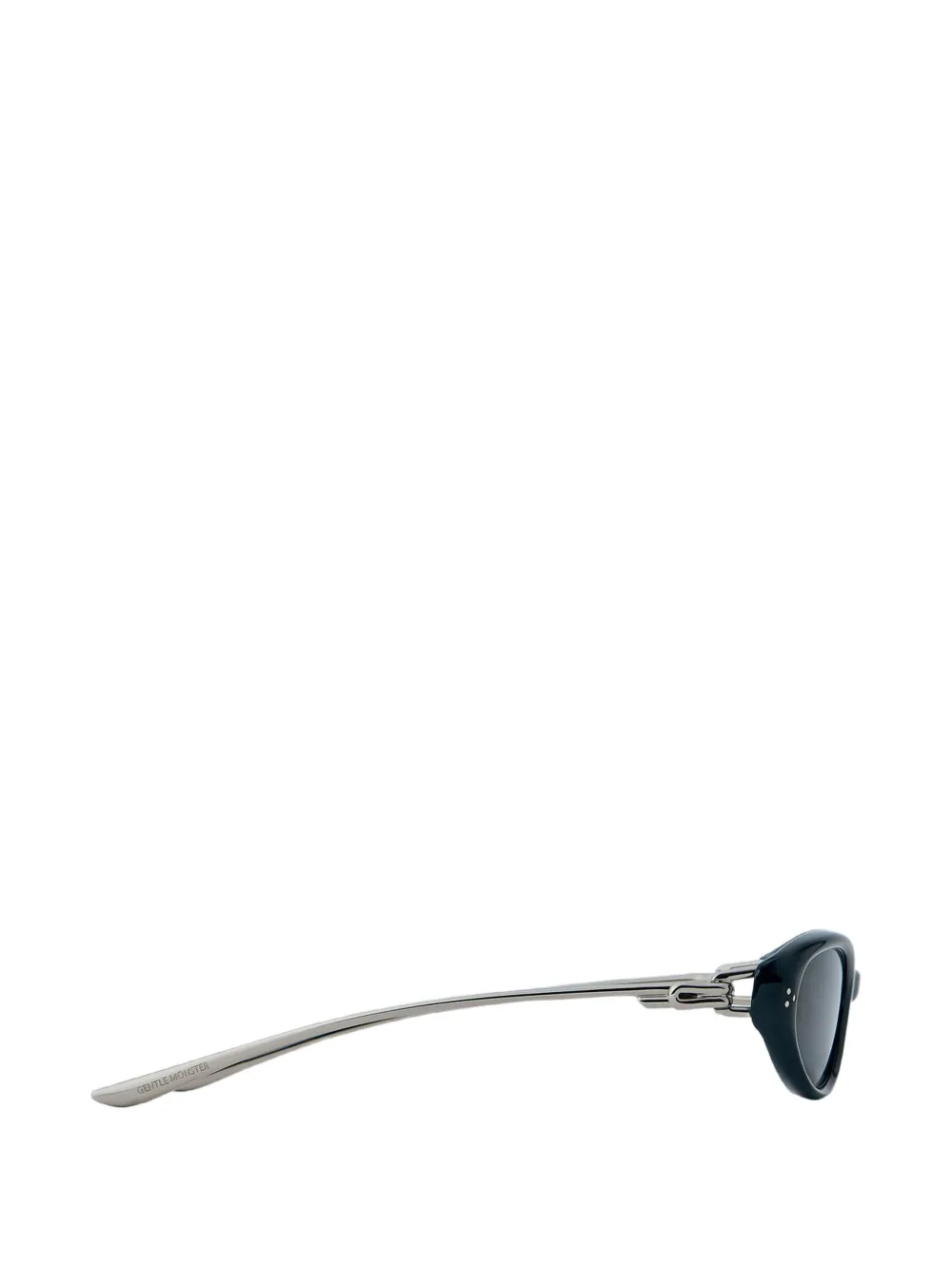 Gentle Monster Crepe 01 zonnebril met cat-eye montuur Zwart