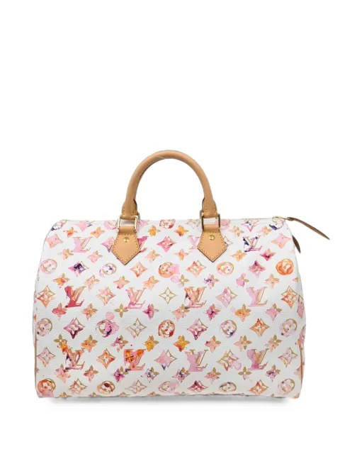Louis Vuitton Pre-Owned bolsa de mano Monogram Aquarelle Speedy 35 2008