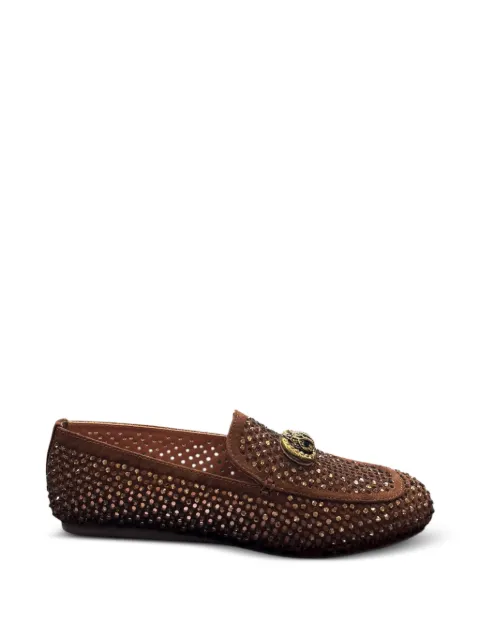 Kurt Geiger London mocasines con placa Eagle y detalles de cristal