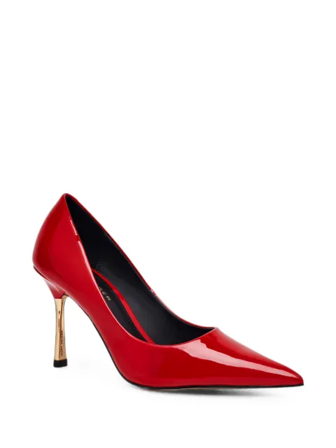 Kurt Geiger London patent-finish pointed-toe pumps
