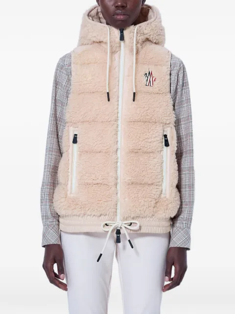 Moncler Grenoble Tedddy hooded sherpa gilet