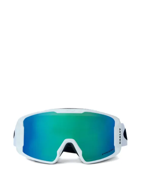 Oakley mirrored-lens logo-print goggles
