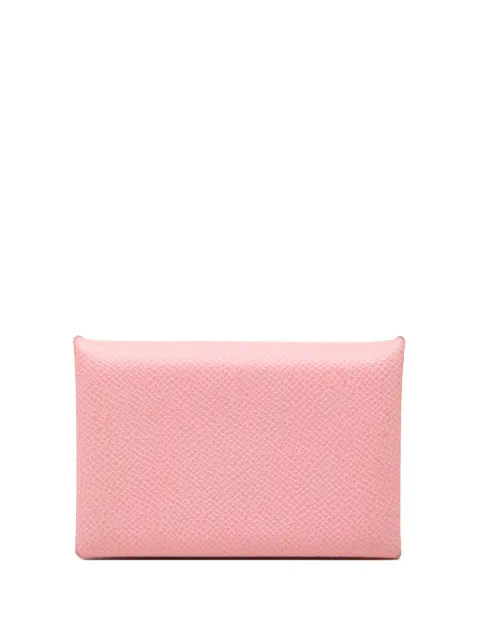 Hermès Pre-Owned 2021 Epsom Calvi card holder