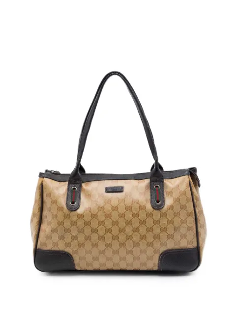 Gucci Pre-Owned bolso shopper Princy con aplique GG de cristales y tribanda Web 2016-2026