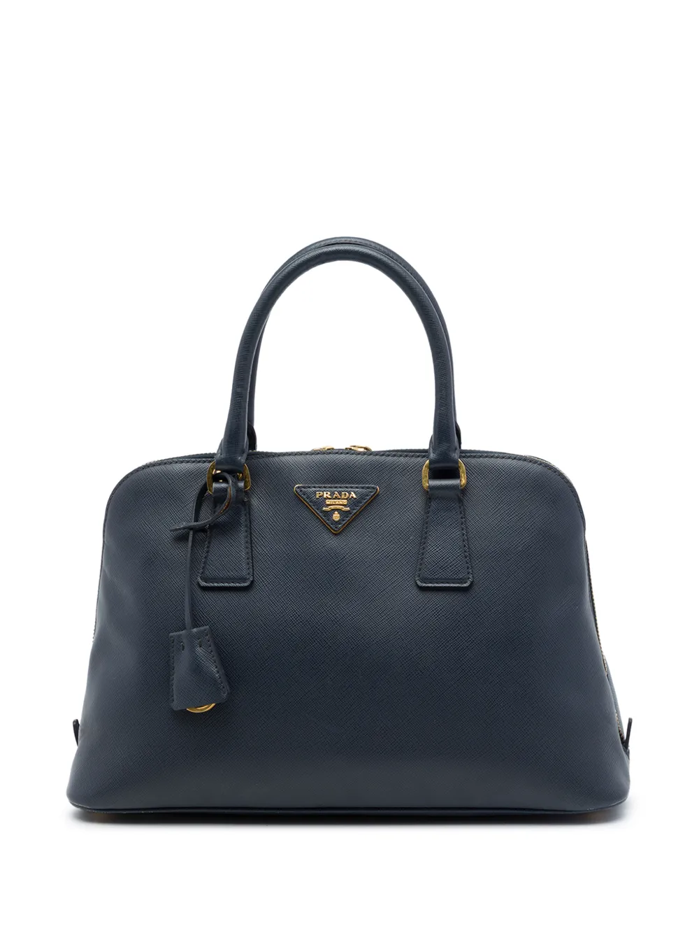 Prada Pre-Owned 2010-2026 Medium Saffiano Lux Promenade satchel - Blu