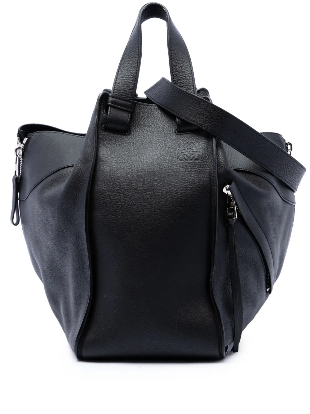 Loewe Pre-Owned 2017 Large Leather Hammock Bag satchel - Schwarz