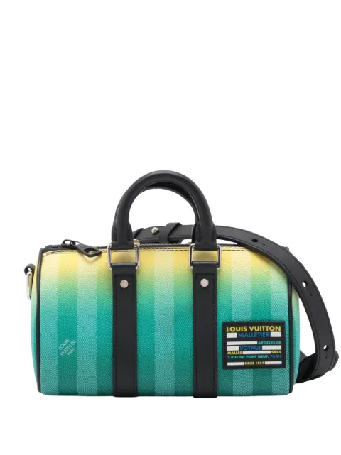 Louis Vuitton Pre-Owned 2021-2026 Damier Stripe Keepall Bandouliere XS satchel