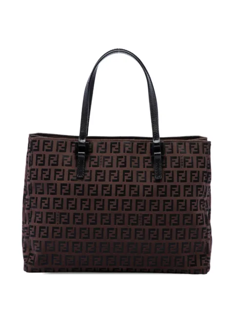 Fendi Pre-Owned bolso shopper de lona con monograma Zucchino 2000-2010
