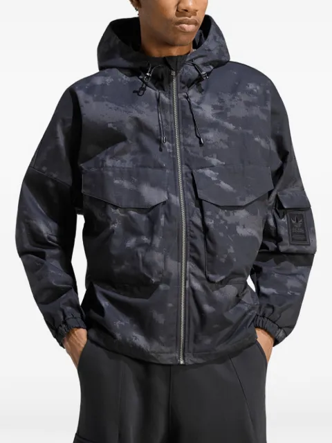 adidas camouflage-print ripstop jacket