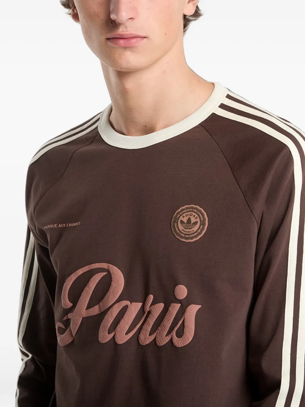 adidas Paris T-shirt met lange mouwen Bruin
