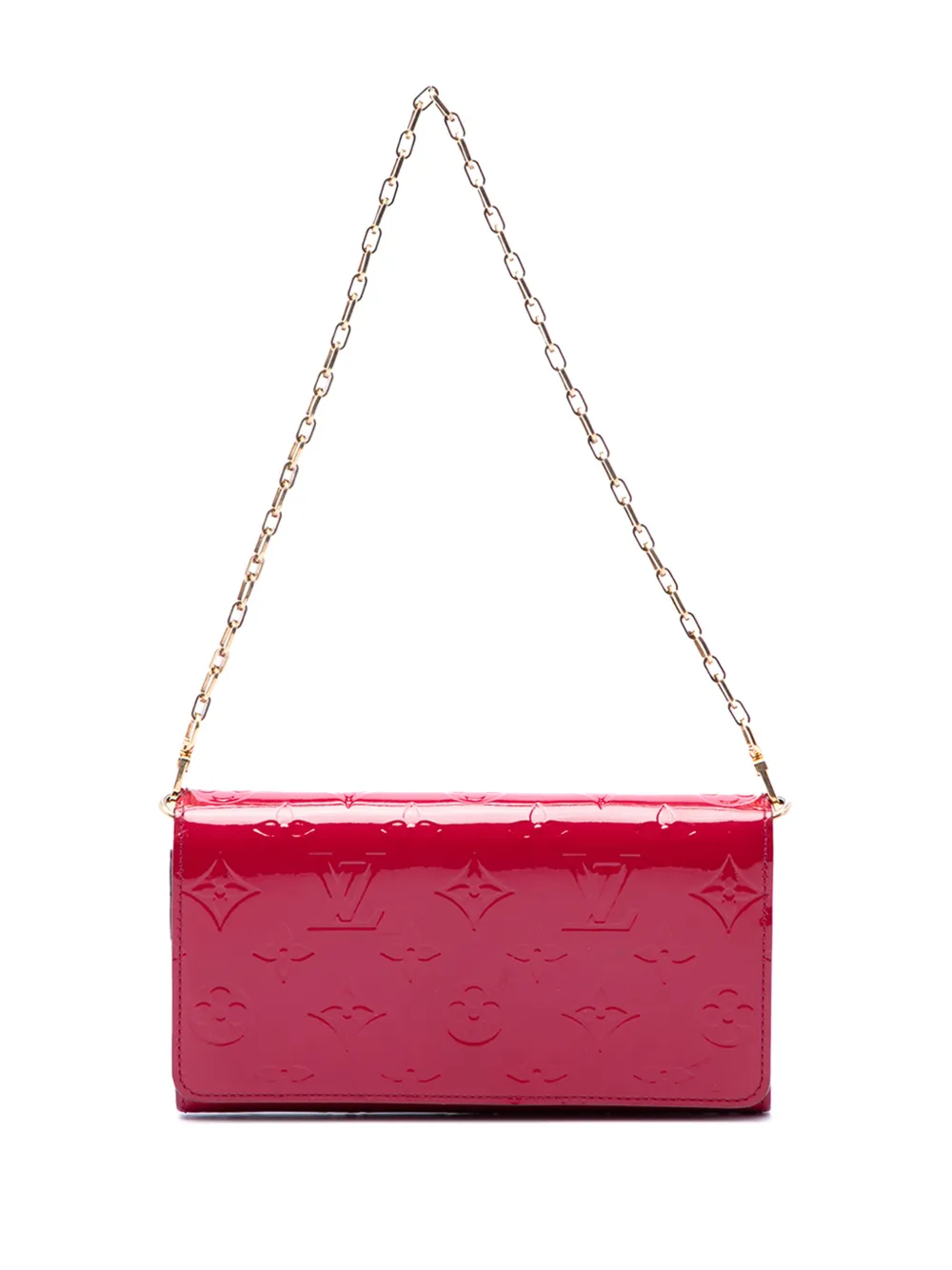 Louis Vuitton Pre-Owned 2014 Monogram Vernis Chain Wallet shoulder bag - Rosa