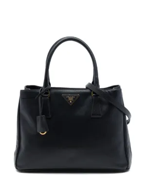 Fendi Pre-Owned 2Jours Bag Leather Petite Satchel | Black | FARFETCH