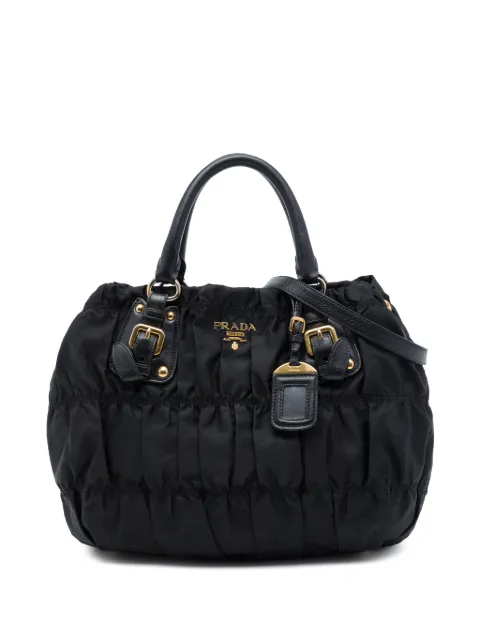 Prada Pre-Owned bolso satchel Tessuto Gaufre 2000-2013