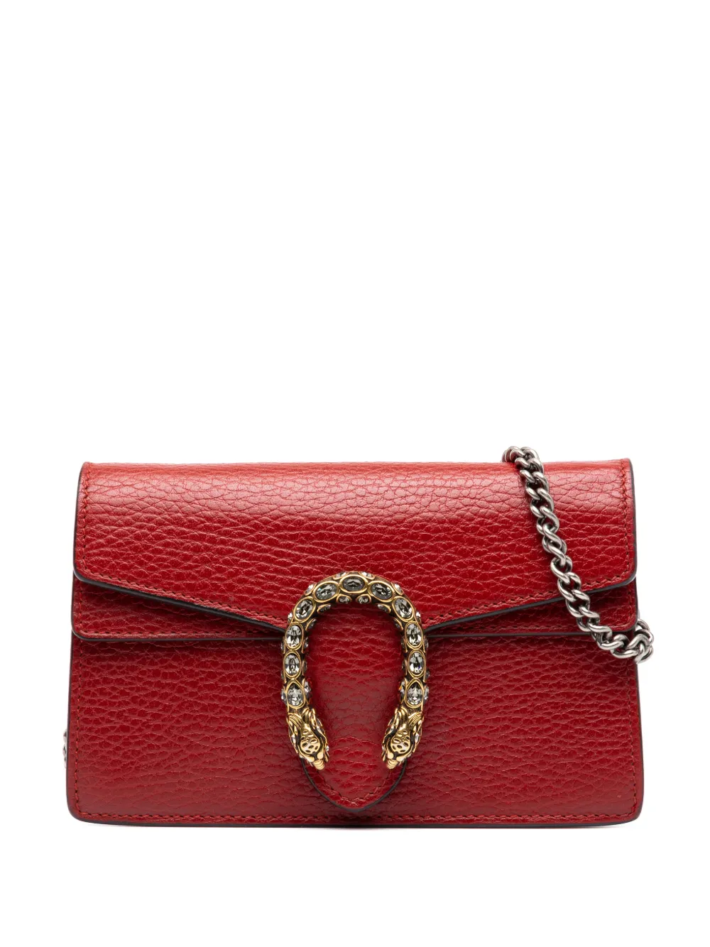 Gucci Pre-Owned 2016-2026 Mini Calfskin Dionysus crossbody bag - Red