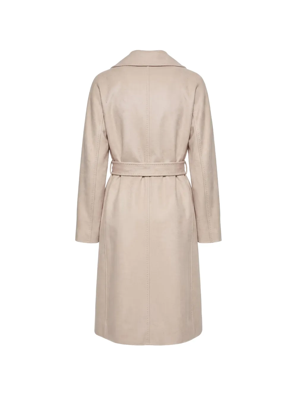 Max Mara Bombo jas met ceintuur Beige