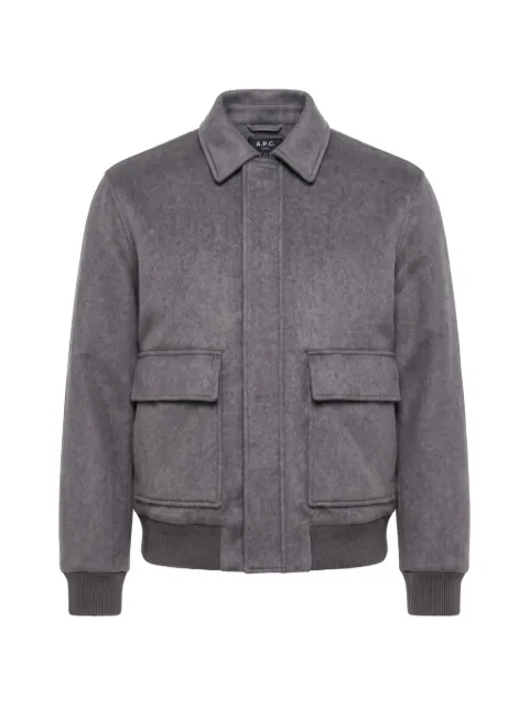 Peserico concealed-fastening flap-pocket jacket