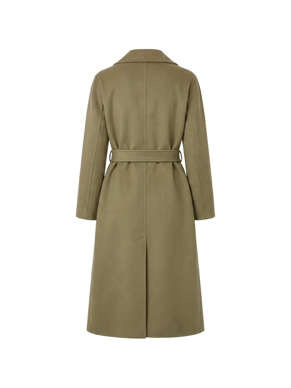 Max Mara Samba jas met ceintuur Groen