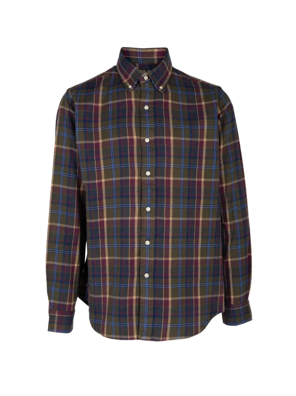 Polo Ralph Lauren plaid button-down shirt Groen