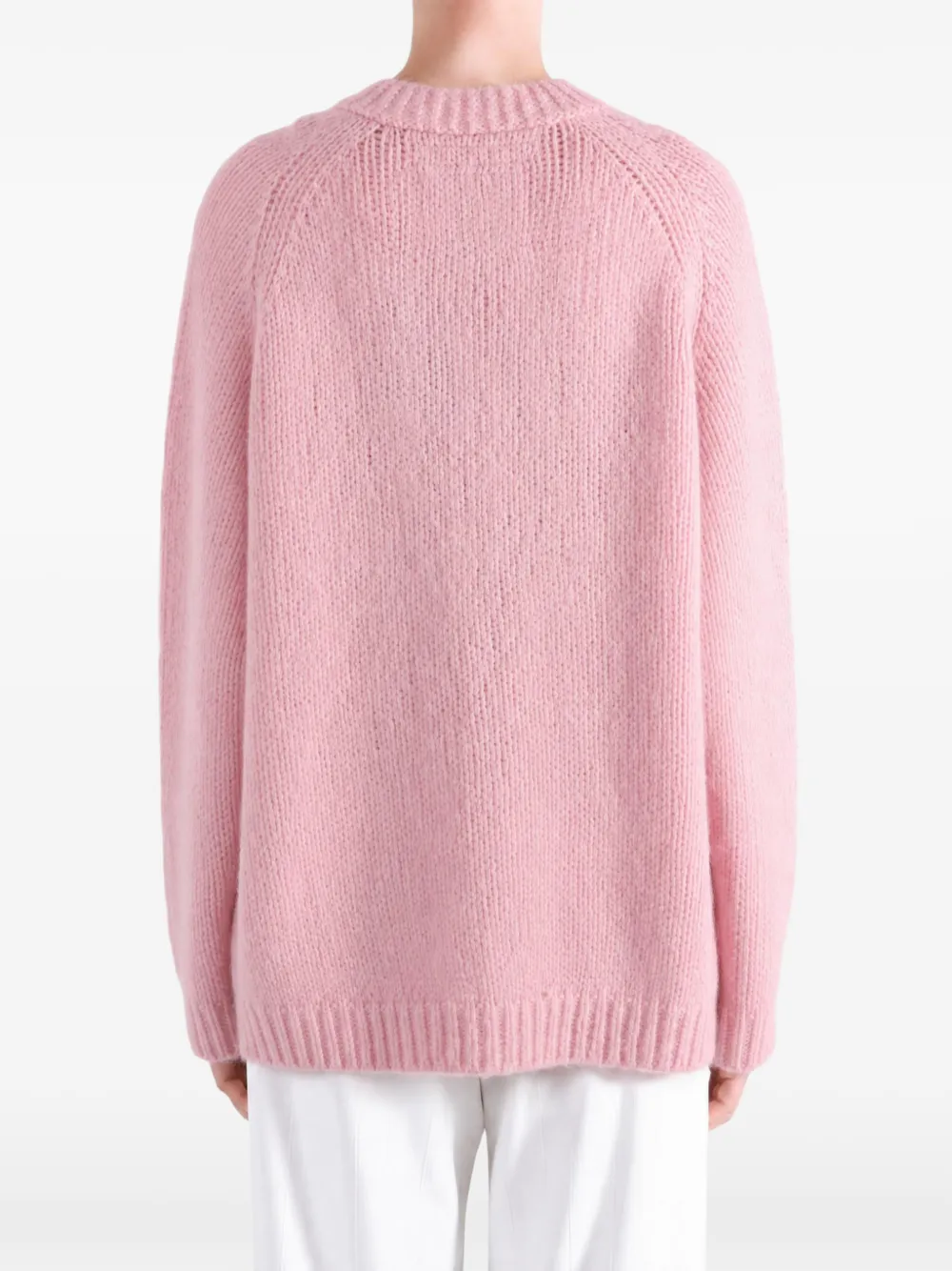 Frenckenberger chunky-knit cardigan Roze