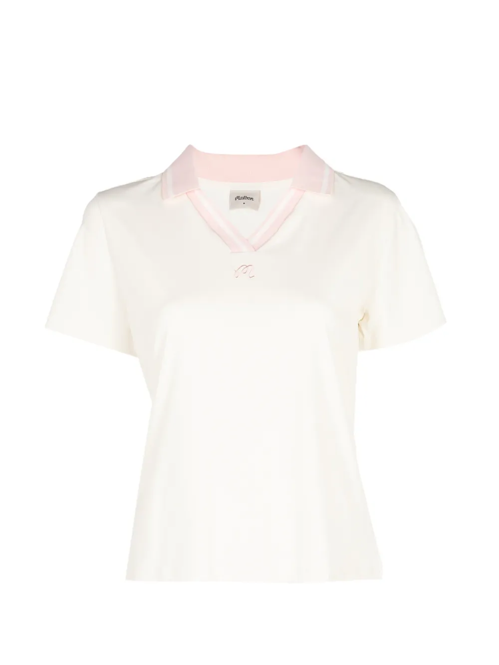 Malbon Golf Carlota polo-collar T-shirt - Bianco
