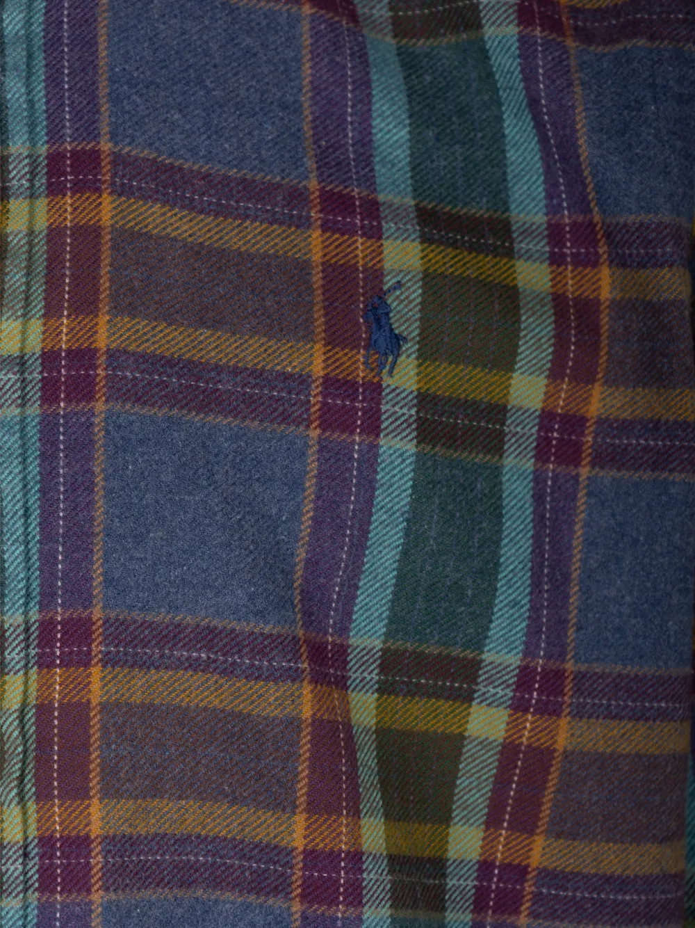 Polo Ralph Lauren plaid button-down shirt Blauw