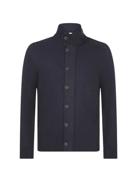 Gran Sasso button-up mock-neck cardigan