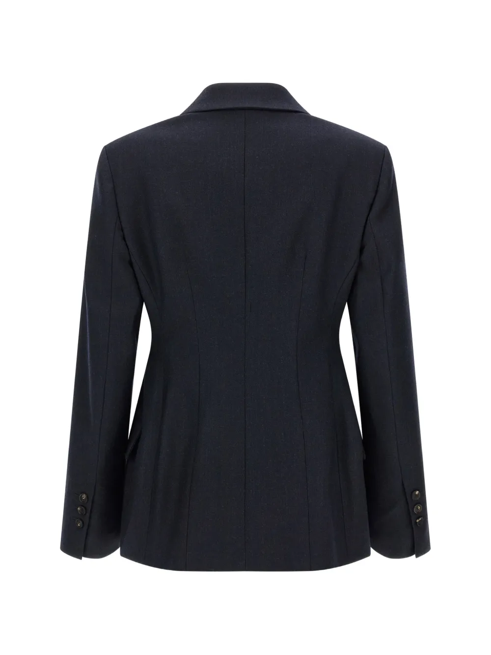 Tela Florence blazer met dubbele rij knopen en puntige revers Blauw