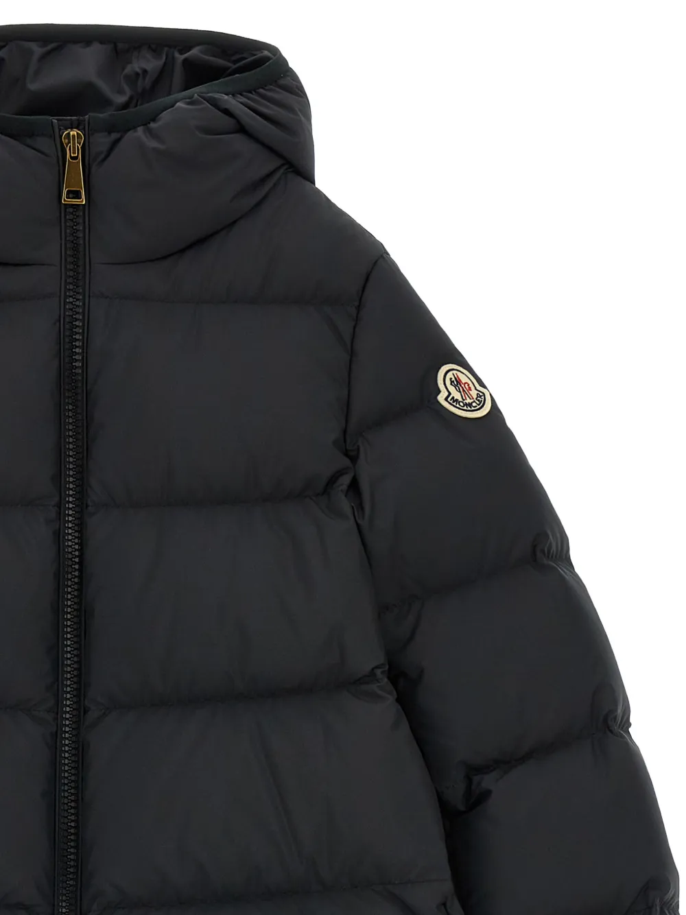 Moncler Enfant Beulah gewatteerd donsjack Zwart