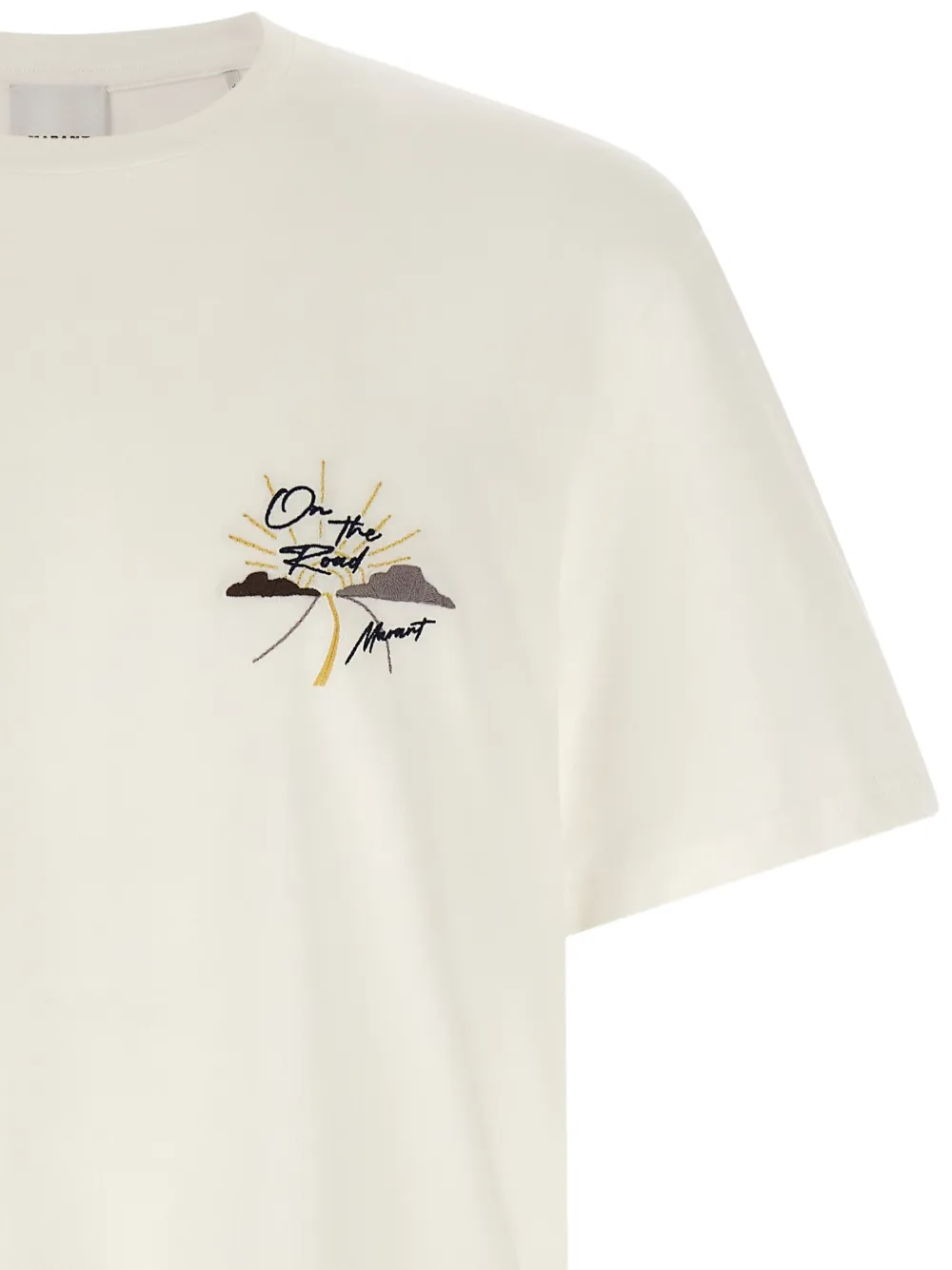 MARANT Honore T-shirt met borduurwerk Wit