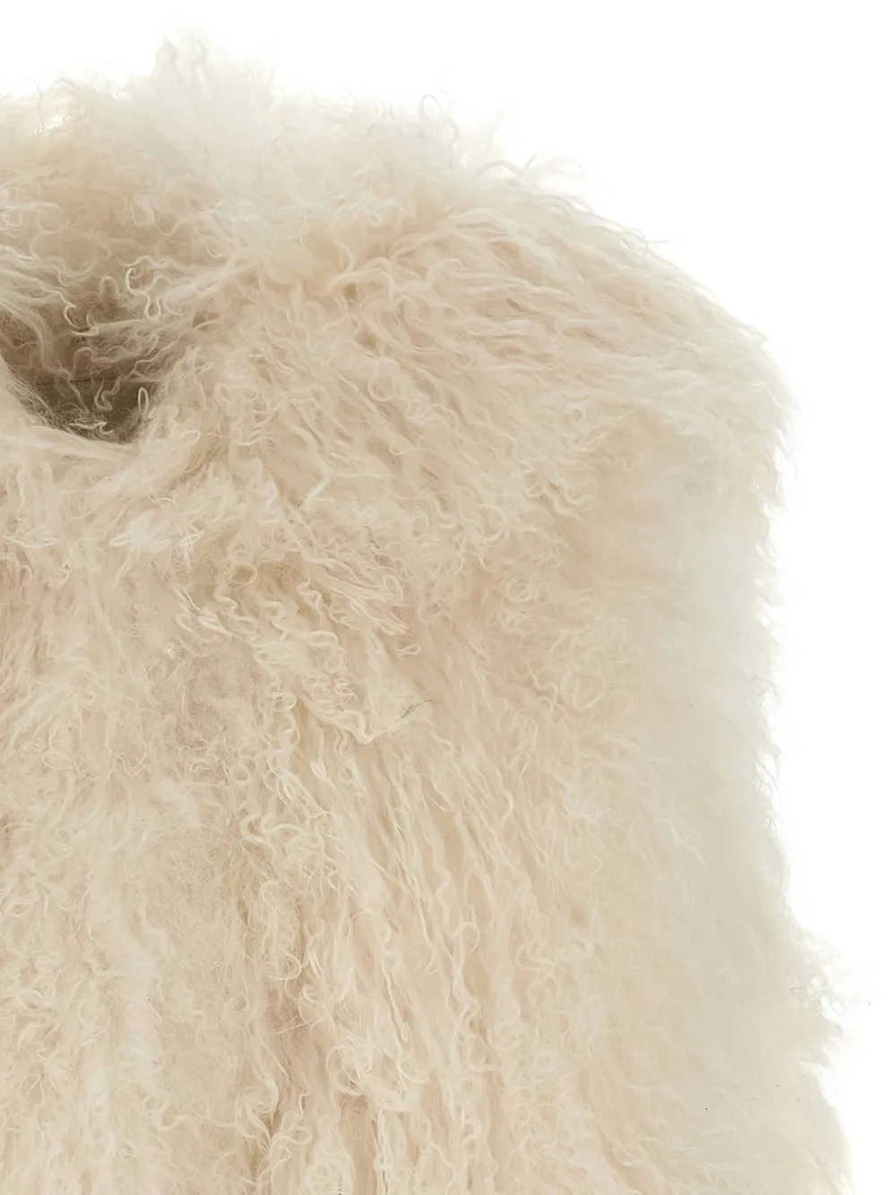 Yves Salomon Top met gekrulde textuur Wit