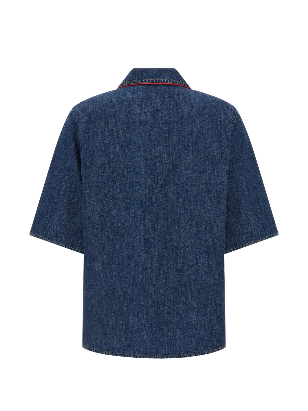 Valentino Garavani VLogo Signature denim blouse Blauw