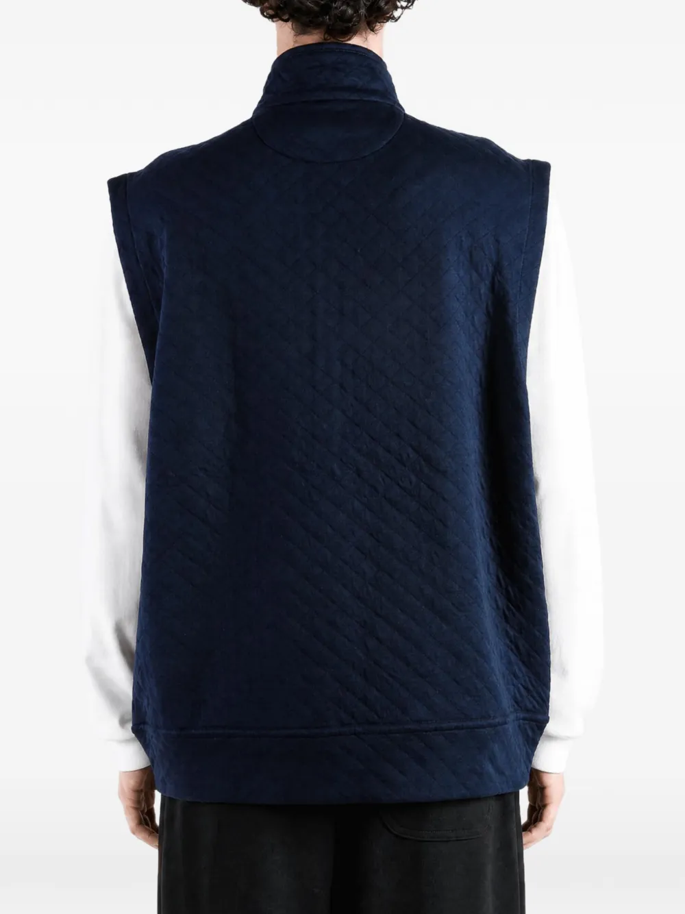 Polo Ralph Lauren quilted high-neck gilet Blauw