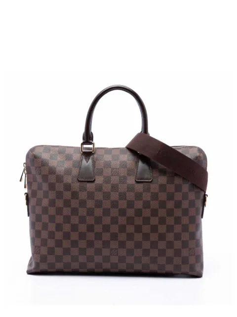 Louis Vuitton Pre-Owned bolso Porte Documents Jour con motivo Damier Ebene 2015