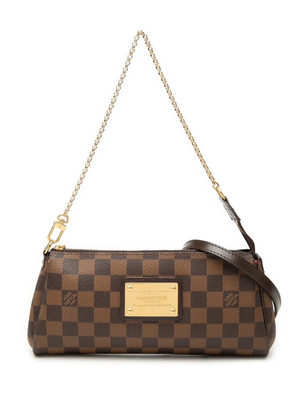 Louis Vuitton Pre-Owned 2010 Damier Ebene Eva satchel - Marrone