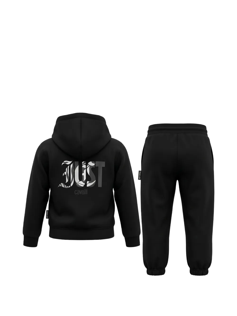 Just Cavalli Kids Trainingspak met logoprint Zwart