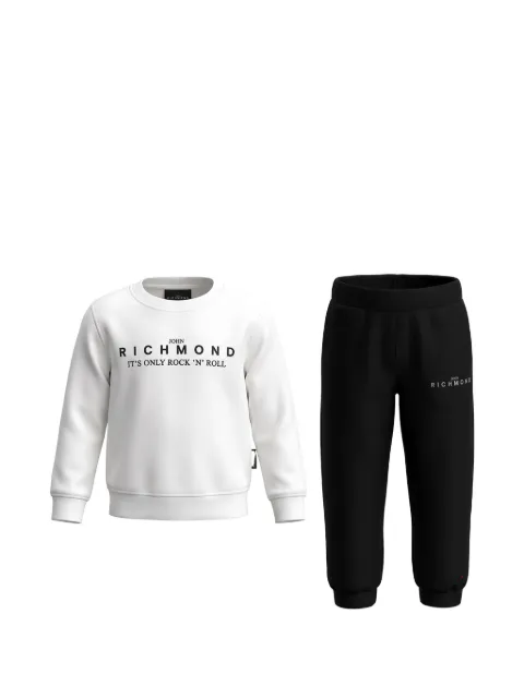John Richmond Junior logo-print cotton tracksuit
