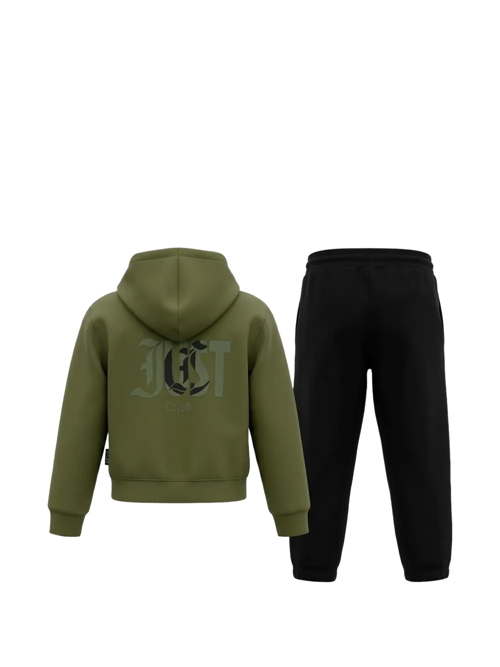 Just Cavalli Kids Trainingspak met logoprint Groen