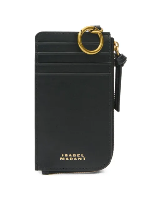 ISABEL MARANT Oskan leather cardholder