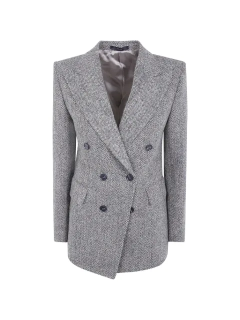 Paul Smith herringbone double-breasted jacket
