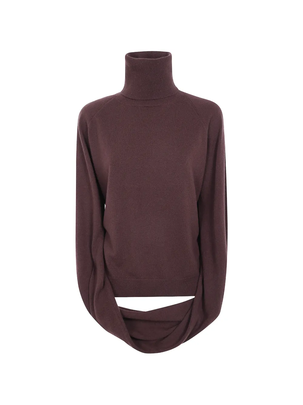 Uma Wang roll-neck cashmere sweater - Brown