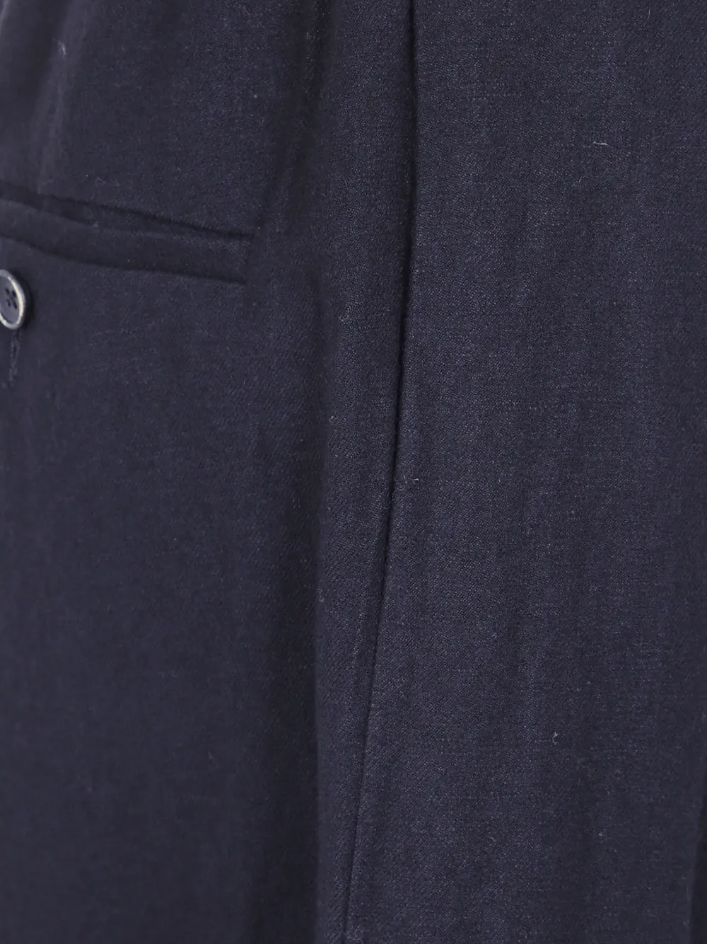 Uma Wang pleated linen palazzo trousers Blauw